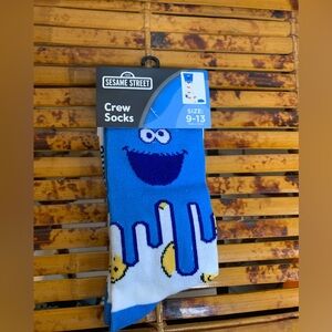 Sesame Street crew socks size 9-13